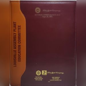 Ford Retiree Appreciation Day Folder Sep 26, 2001 Louisville Assembly Plant